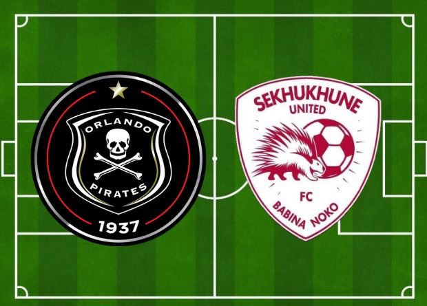 Starting Lineup for Orlando Pirates vs Sekhukhune United