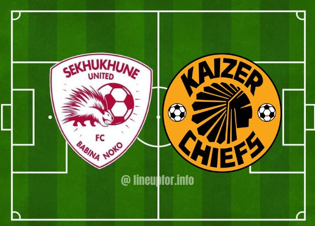 Starting Lineup for Kaizer Chiefs Against Sekhukhune United